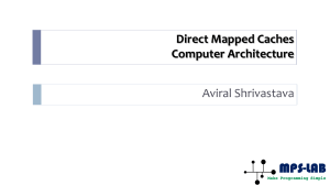 Direct Mapped Caches in Computer Architecture