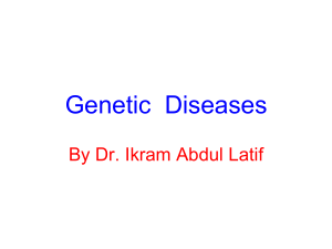 Genetic Diseases: Mutations, Inheritance, and Disorders