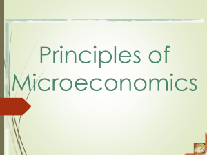 Principles of Microeconomics