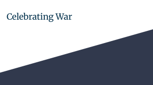 Celebrating War: Roman Military Culture and Dacian Wars Analysis