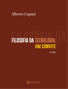 Filosofia da Tecnologia: Um Convite - Alberto Cupani