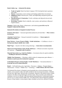 Dutch Golden Age to Industrial Revolution: Causes & Impacts