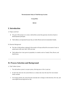 Thermodynamic Study of Tidal Barrage Systems