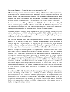 Financial Statement Analysis for AMD