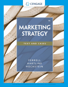 Marketing Strategy: Text and Cases 8th Edition Textbook