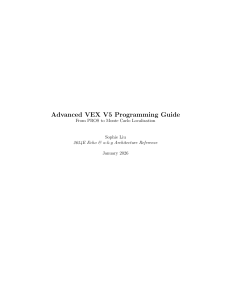Advanced VEX V5 Programming Guide: PROS to MCL