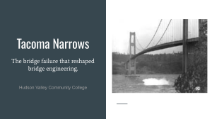 Tacoma Narrows Bridge Failure: Engineering Lesson