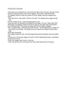 The Boy Who Cried Wolf: Classic Fable for Kids