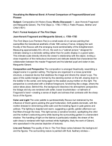 Visualizing the Maternal Bond: Fragonard vs. Picasso Essay