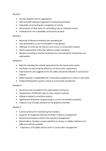 Construction Management Course Syllabus Modules