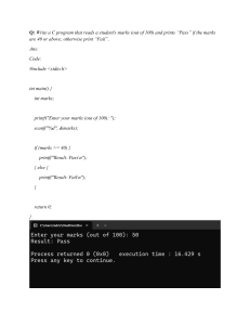 C Programming Examples: Pass/Fail, Even/Odd, Leap Year