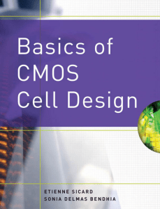 Basics of CMOS Cell Design Textbook