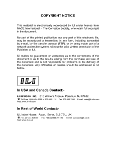 NACE MR0175-2002: Sulfide Stress Cracking Resistant Materials for Oilfield Equipment