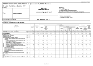 Raport statystyczny spraw gospodarczych - Sąd Lublin-Wsch&oacute;d 2017