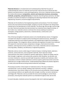 Materials Science Textbook Overview