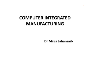 Computer Integrated Manufacturing Presentation