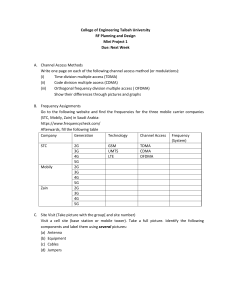 RF Planning and Design Mini Project 1