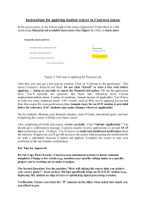 Coursera Student Waiver Application Guide