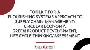Toolkit for Flourishing Systems Approach to SCM