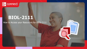 BIOL-2111: Accessing Course Resources Guide