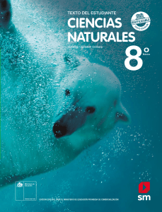 Libro de texto de Ciencias Naturales 8&deg; B&aacute;sico