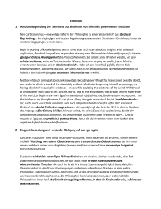 Einleitung zur transzendentalen Ph&auml;nomenologie