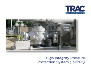 HIPPS: Sistema de Protecci&oacute;n de Presi&oacute;n de Alta Integridad