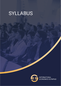 IEO Syllabus 2024: Economics, Finance, Business Case