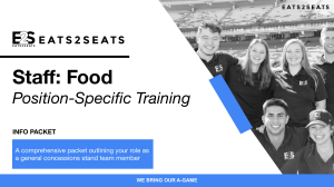 Eats2Seats Food Staff Training Packet