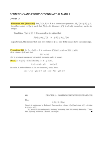 Definitions and Proofs: Second Partial Math 1 Chapter 13