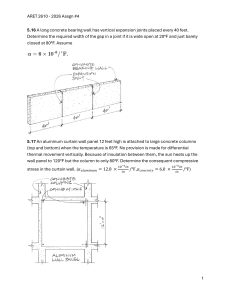 Engineering Homework: Thermal Expansion & Stress