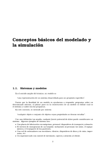 Conceptos b&aacute;sicos del modelado y simulaci&oacute;n