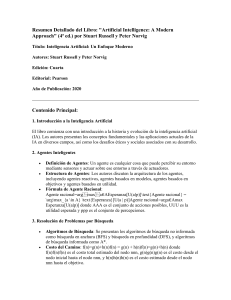 Resumen: Inteligencia Artificial Un Enfoque Moderno