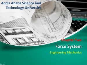 Engineering Mechanics: Force Systems Chapter