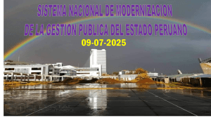 Sistema Nacional de Modernizaci&oacute;n de la Gesti&oacute;n P&uacute;blica Peruana