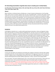 Genital Ulcers from Monkeypox: A US Case Report