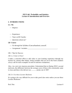 EECS 461 Lecture 0: Introductions and Overview