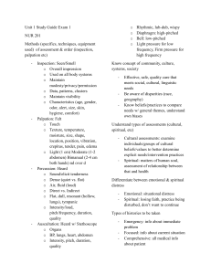 NUR 201 Unit 1 Study Guide Exam 1
