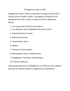 El legado de Lewis y Clark: Gu&iacute;a de investigaci&oacute;n