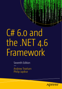 C# 6.0 and .NET 4.6 Framework Textbook