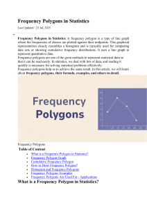 Frequency Polygons in Statistics: Definition, Graph, Examples