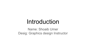 Basics of Graphic Design: Introduction by Shoaib Umer