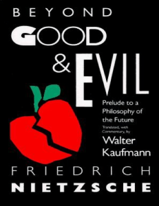 Beyond Good and Evil by Friedrich Nietzsche: Philosophy of the Future