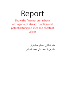 Flow Net Report: Stream & Potential Function Lines Visualization