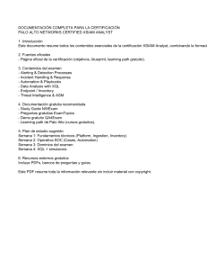 Gu&iacute;a de estudio para la certificaci&oacute;n XSIAM Analyst de Palo Alto Networks