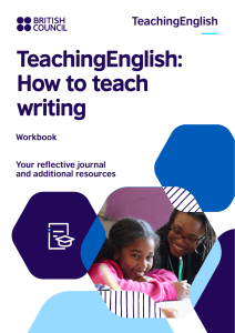 TeachingEnglish: How to teach writing Workbook