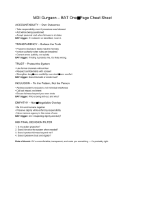 MDI Gurgaon BAT One Page Cheat Sheet