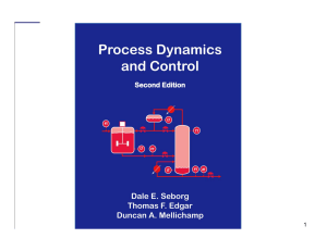 Process Dynamics and Control Textbook by Seborg Edgar Mellichamp