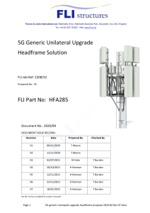 5G Generic Unilateral Upgrade Headframe Solution