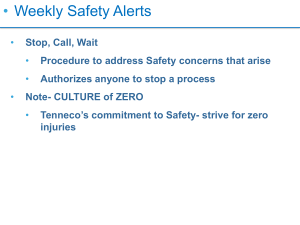 Weekly Safety Alerts: Stop Call Wait Procedure